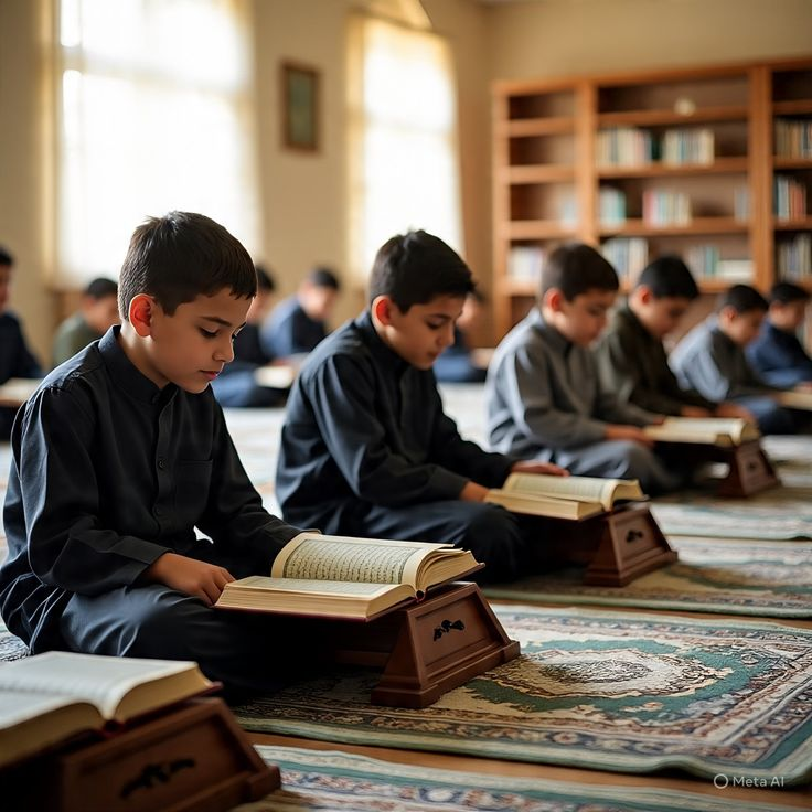 Classroom of engaged students